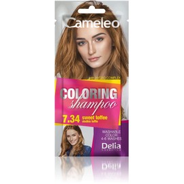 Cameleo - Coloring Shampoo - Sweet Toffee - Quick and Easy Color Refreshing - Washable Coloring - Tone In Tone - 40ml