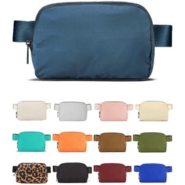 YOSHUYUKI Mini Crossbody Belt Bag - Waterproof Fanny Pack for Women, Fashionable Running Belt Pouch in Navy Blue