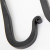 Stur-De Decorative Wrought Iron Hooks for Wall - Heavy Duty