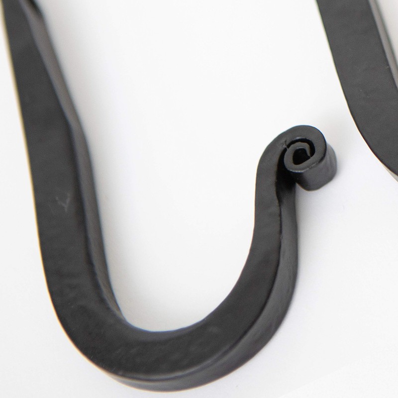 Stur-De Decorative Wrought Iron Hooks for Wall - Heavy Duty