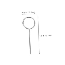 WOONEKY 200pcs Sim Tool Stainless Steel Sim Card Ejector Pin for Mobile Phones Card Removal Small Metal Extractor