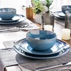 GBHOME Ceramic Dinnerware Sets for 4, 12 Pieces Stoneware Plates