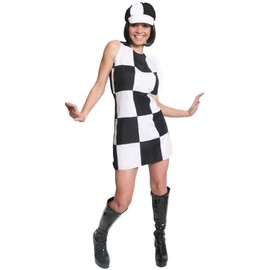 I Love Fancy Dress ILFD4039XL 60's Party Girl Costumes (X-Large)
