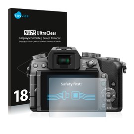 Savvies 18 Pack Screen Protector compatible with Panasonic Lumix DMC-G7 Protection Film Clear