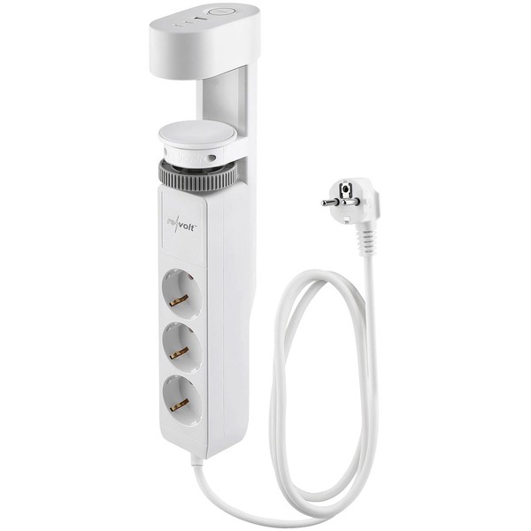 revolt Steckdose Leiste mit USB: 3-fach-Tischsteckdose mit Schraubklemme, 2x USB-C
