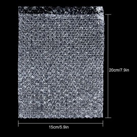 Bubble Cushioning Bags 150 Pack Clear Bubble Out Packing Bag 6 x 8 inch Pouches Protective Cushioning Bubble Pouch for Shipping, Storage and Mailing Packaging