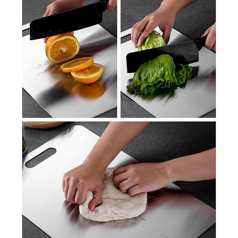 Titanium Cutting Board, tablas para picar cocina, 304 Tabla de