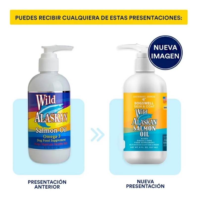 Aceite Natural De Salmón Para Perro,wild Alaskan