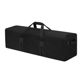42 Inch Large Duffle Bag for Travel - 116L Extra Large Heavy Duty Duffel Bag with 2 Sides Handles, Sport Equipment Storage Bag for Camping-Black