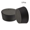 sourcing map Pack of 5 Tapered Rubber Caps 48 mm