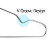 KINJOEK 50 Pack Wire Hangers for Clothes,17.7”Stainless Steel Wire Clothes