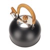 2.5L Stainless Steel Kettle Rustproof Prevent Scalding Whistling Teapot Tea