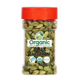 Organic Cardamom Pods | 2.01 oz - 57g | USDA Organic | Vegan | Non-GMO, All Natural Blend - 100% Raw from India, by SHOPOSR