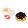 DII Hot Coffee and Donut Ceramic Salt and Pepper Shakers,