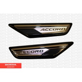 Emblema de guardabarros original Honda Accord negro adorno se adapta a: Accord 2018-2021