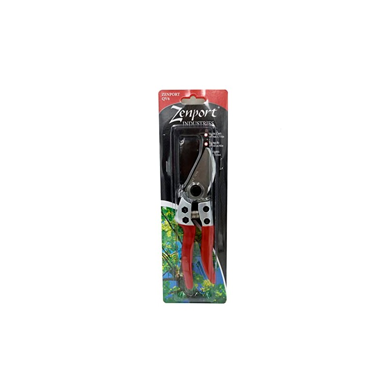 Zenport QV6 Pruning Shear, Red, 1