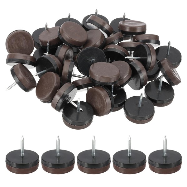 PATIKIL Furniture Sliders 30mm, 40pcs Nail on Chair Leg Floor