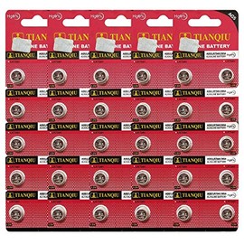 Tianqiu 50 X Ag5 Lr754 393 Sr754Sw Alkaline Battery by TIANQIU