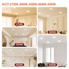 Cmswiftify 12 Pack 6 Inch Recessed Lights, 5CCT Adjustable LED