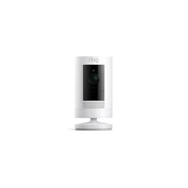 Cámara para exteriores Ring: Cámara resistente a la intemperie, video en vivo, visión nocturna a color, audio bidireccional, alertas de movimiento y c