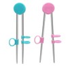 2Pairs Chopsticks Training Sailor Moon Chopsticks Reusable Metal Training Stainless