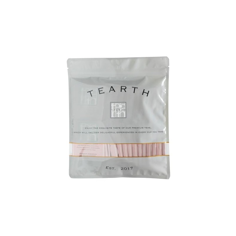 TEARTH Herbal Tea Rose Hip Hibiscus Tea Bags Individually Packaged