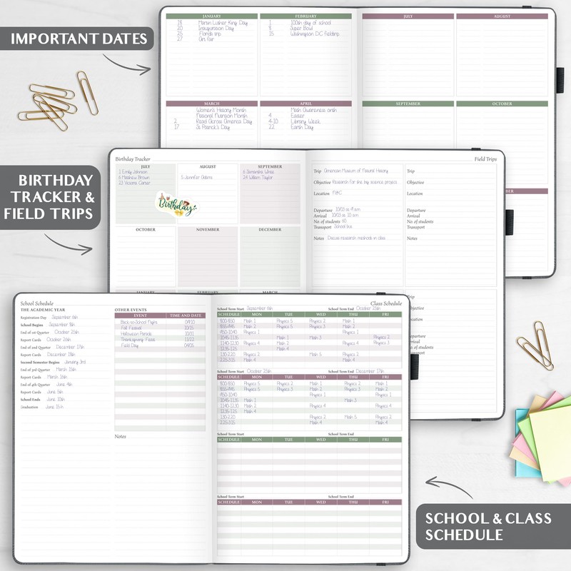 Legend Teacher Planner – Undated Lesson Plan Book for Teachers