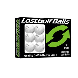 Titleist AVX Golf Balls (12 Pack) - Mint Quality, Used Golf Balls Refinished by Lostgolfballs.com, Like New with No Logos