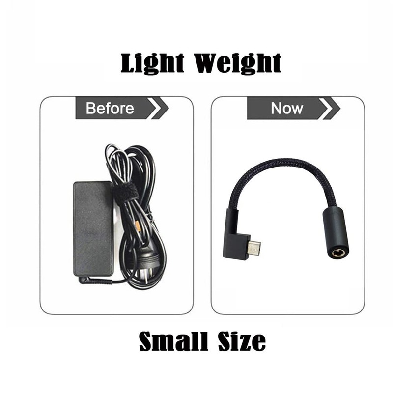 xiwai DC Jack 5.5x2.5mm Input to 3Pin Power Plug Cable