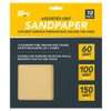 SANDPAPER ASSORTED GRIT 10 SHEETS (R)