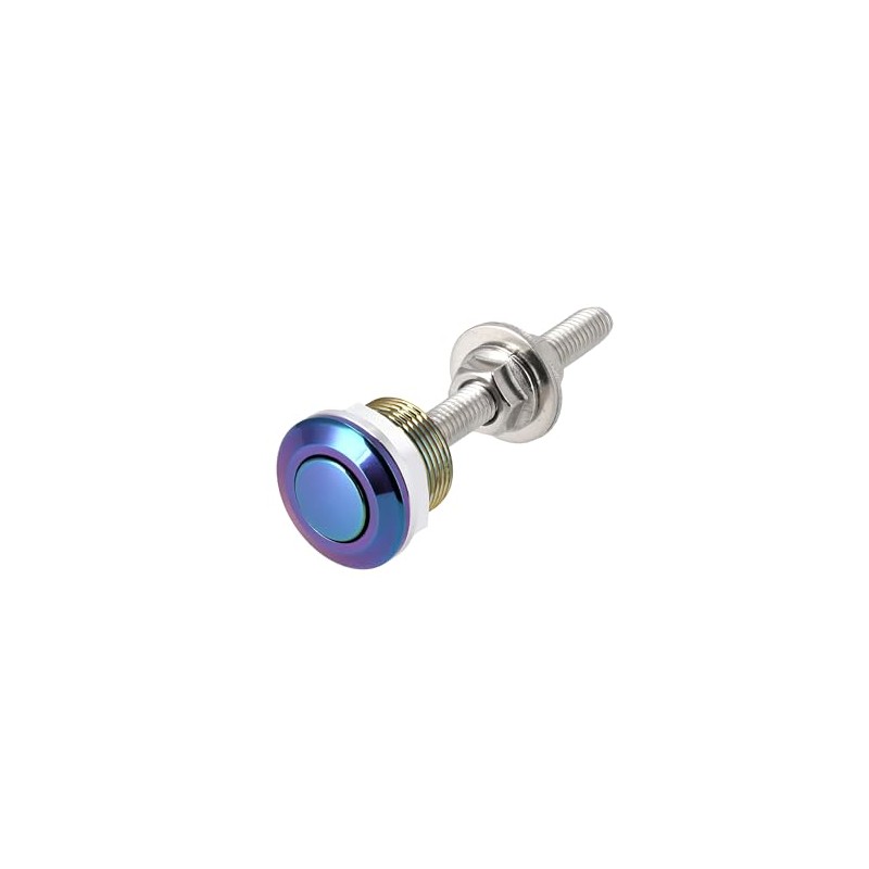 Quick Release Fastener Side Cover - Rainbow Anodised