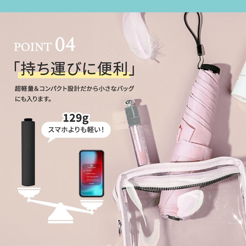 Parasol, Ultra Lightweight, Only 4.5 oz (126 g), 100% UV