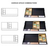 Gaxomo Large Under Desk Mounted Sliding Drawer with Bamboo Tray