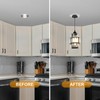 YIIZON 2-Pack Recessed Light to Pendant Converter Kit, Adjustable for