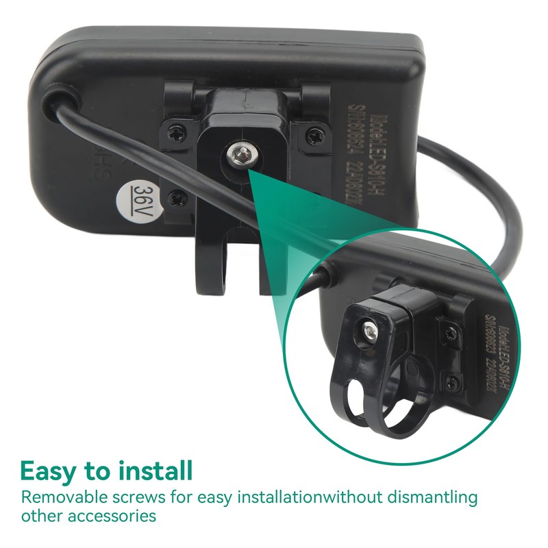 Control Panel with Waterproof Plug, Electric Bicycle Meter, Electric Bicycle