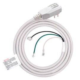 ELEGRP 0651515LY L15515 L22515 14AWG LCDI Cable de alimentación enchufe para aire acondicionado A/C, certificado UL, reemplazo de interruptor de detección de corriente de fuga de 7.5 pies, 120 V 15 A