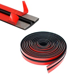 Car Windshield Seal Rubber Strip, 19mm T Shape Car Sealing Strip Universal Auto Weather Seal for Automotive Door Window (4M)