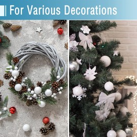 Mega Crafts 6 pcs White Poly Craft Foam 3 Inch Ball, Durable, Solid Polystyrene Balls for Arts & Crafts, Ornaments, School Projects, Knitting & Party Favors, Great for Kids, Teachers & Artists