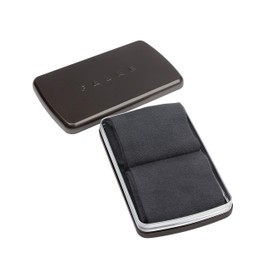 FALKE Airport Box Socks Pack of 2 Virgin Wool Cotton Men's Black Grey Blue Reinforced Men's Socks without Pattern Breathable Thick Plain with Gift Box 2 Pairs, Grey (Anthracite Melange 3080)