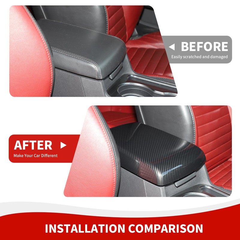 Center Console Cover Armrest Box Waterproof Protector Pet Pad Compatible