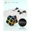 ROXENDA Rubik's Cube Set Carbon Fibre 2 x 2 3