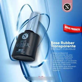 Rubber Gel Base Transparente Studio Nails Uñas 1 Pieza 10ml