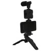 Smartphone Video Kit Tripod Mobile Phone Clip Fill Light Microphone