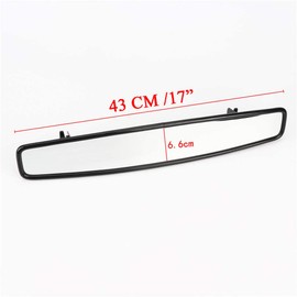 SMT- UTV 17" Rear View Race Mirror 1.75" Clamp Grab Handle Compatible with Polaris RZR800 XP900 XP1000