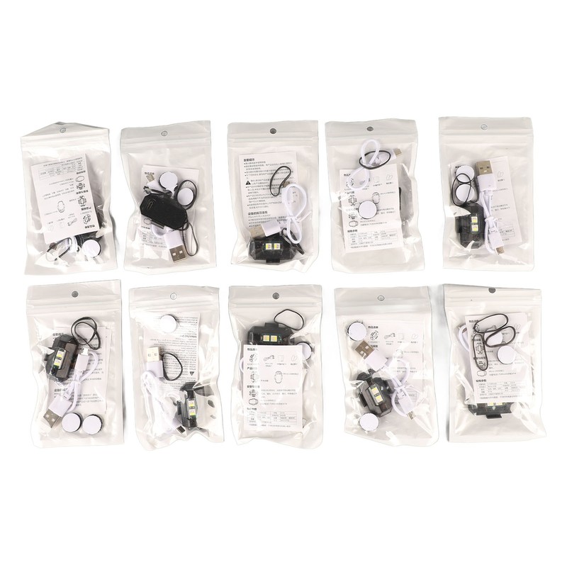 10pcs LED Strobe Light 7 Colors High Brightness Wireless Warning