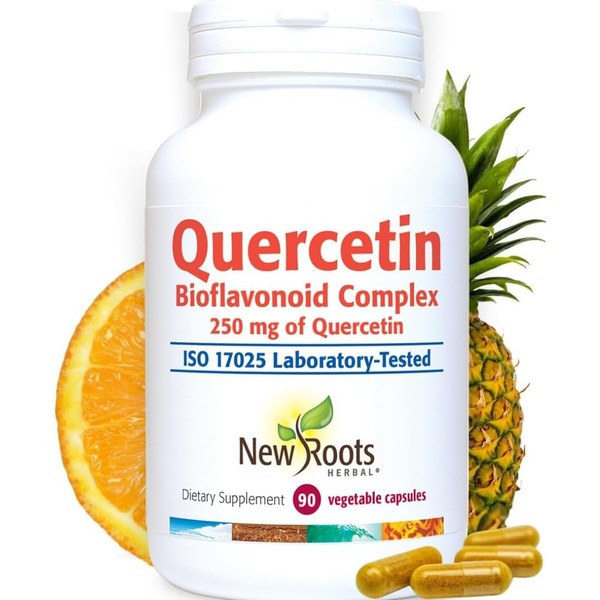 New Roots | Quercetin with Bromelain Capsules | 4-in-1 Formula