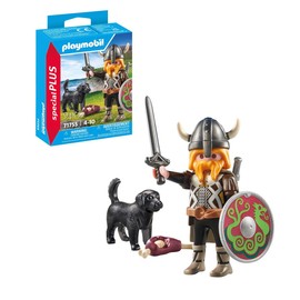Playmobil Vikingo con Perro guardián