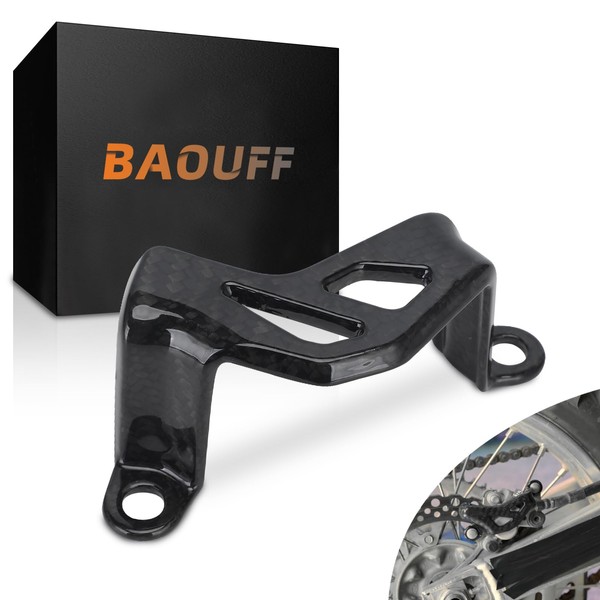 BAOUFF Real Carbon Fiber Caliper Guard,Dirt Bike Brake Caliper Cover
