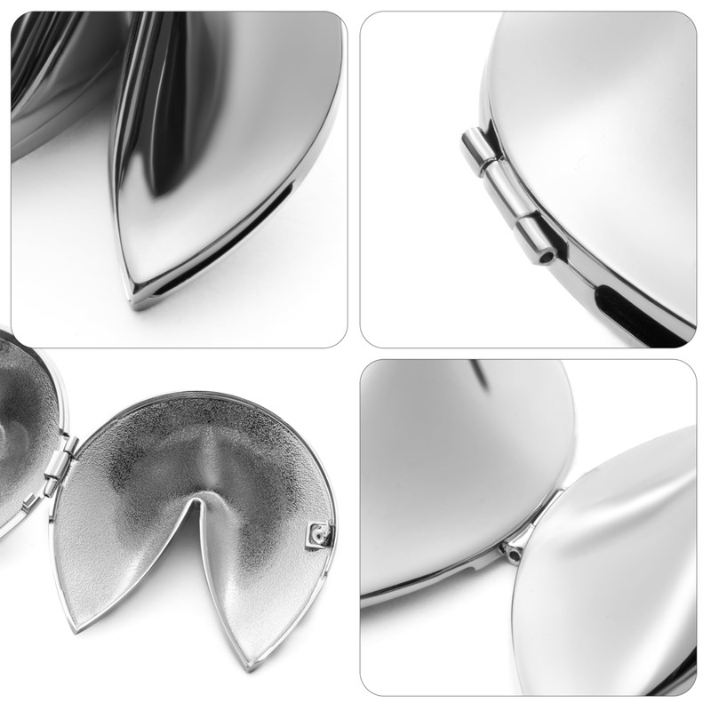 Natico Originals Non-Tarnishing Silver Fortune Cookie Paperweight, Desktop Gift, Resturant