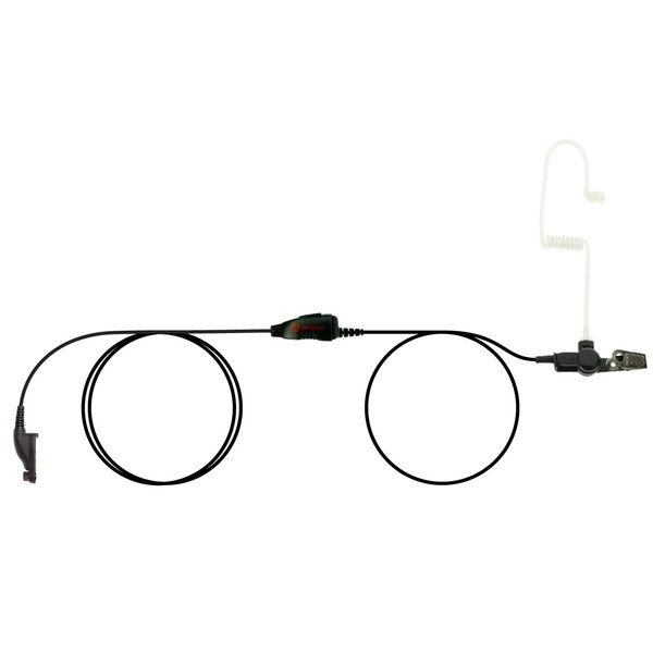 EH Acoustic Tube Earpiece/Headset with PTT and Mic Surveillance Kit